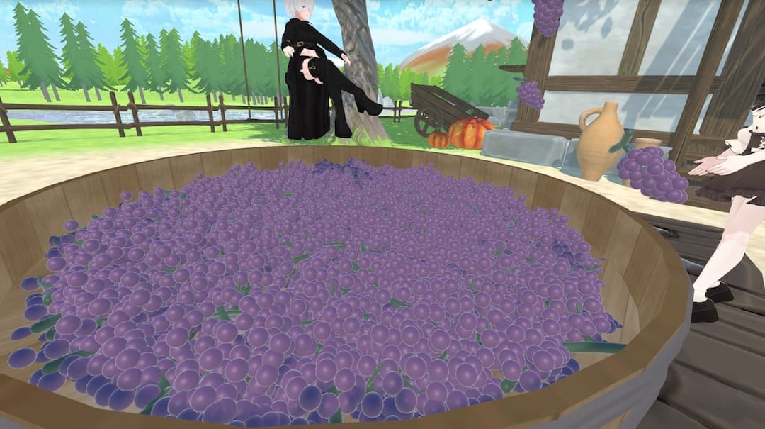 Maidens Grape Stomping 乙女の葡萄踏み　VRCワールド紹介4